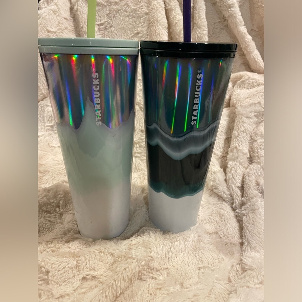 Set of two limited edition, Starbucks cups ￼